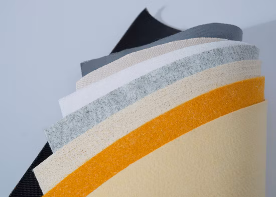 Tissu filtrant composite industriel, feutre aiguilleté non tissé pour dépoussiéreur à manches