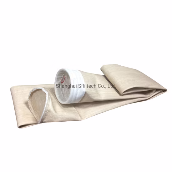 Sac de collecteur de poussière de filtration de feutre d'aiguille de PTFE d'extraction de poussière