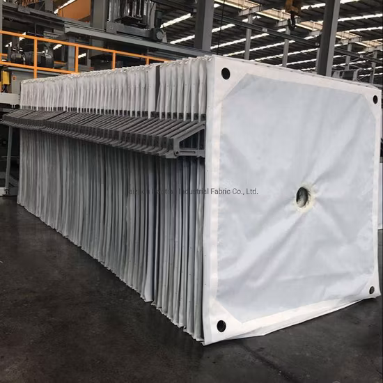 Tissu filtrant de filtre-presse en polypropylène pour le traitement des eaux usées